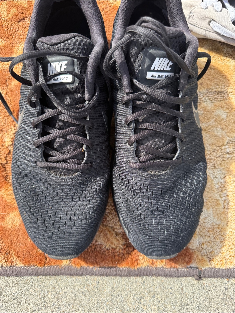 Nike Black Men's Air Max 2017 Sneakers